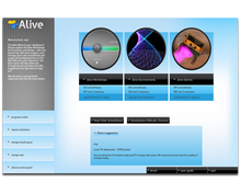 Alive Dreamscapes Software for Lightstone Sensor